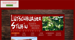 Desktop Screenshot of lutschburger-stubn.at