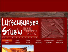 Tablet Screenshot of lutschburger-stubn.at